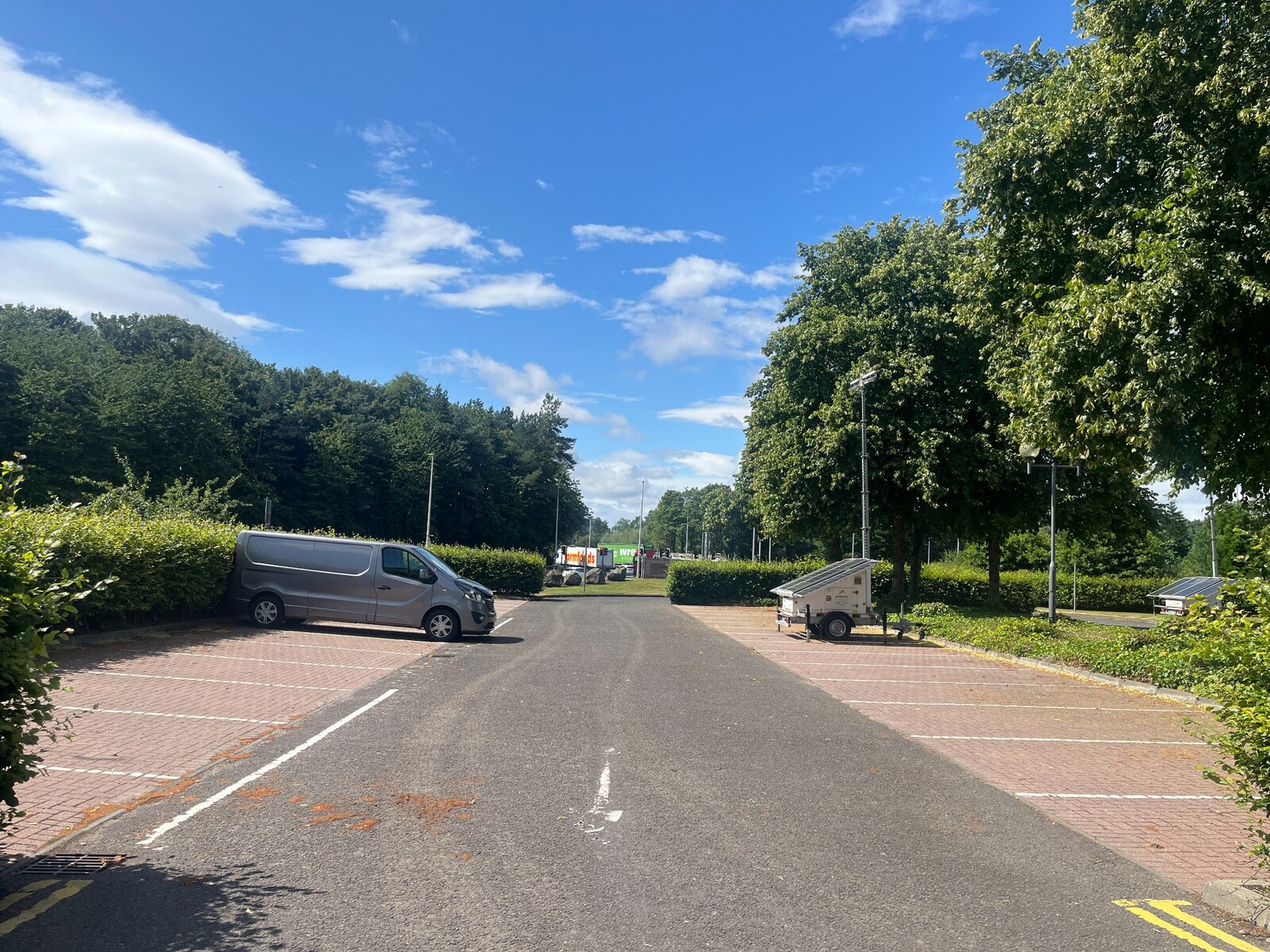 On-site parking at Open Heavens Events Centre Dundee
