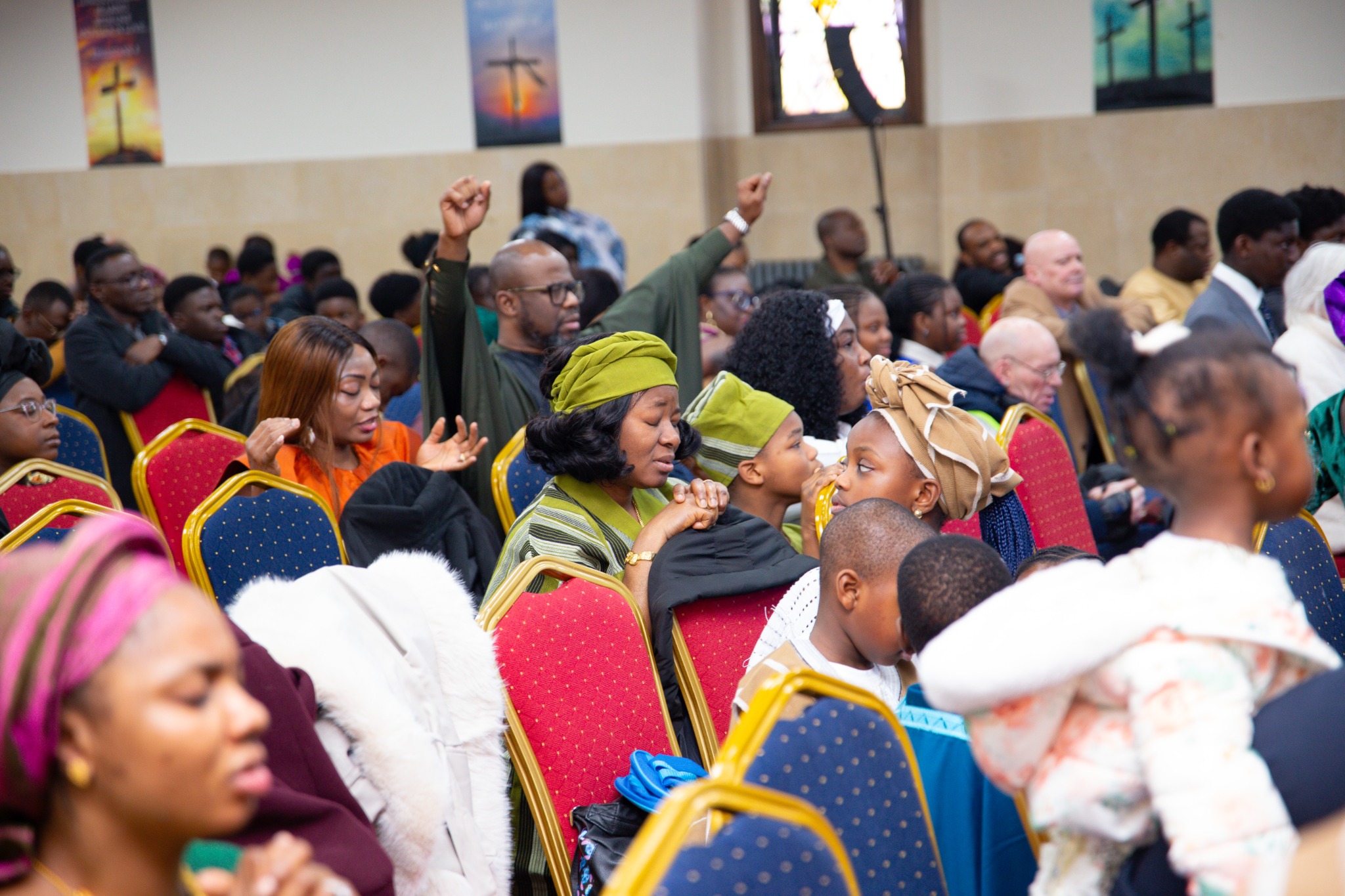 The Open Heavens Dundee congregation gathered for worship